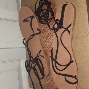 Asos sandal with ankle/leg wrap